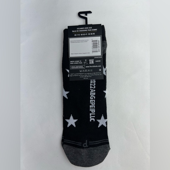 Perri’s Socks - Elvis Presley Low Cut Socks 3 Pair - Size:(MEN 7-12 WOME… - Picture 6 of 13